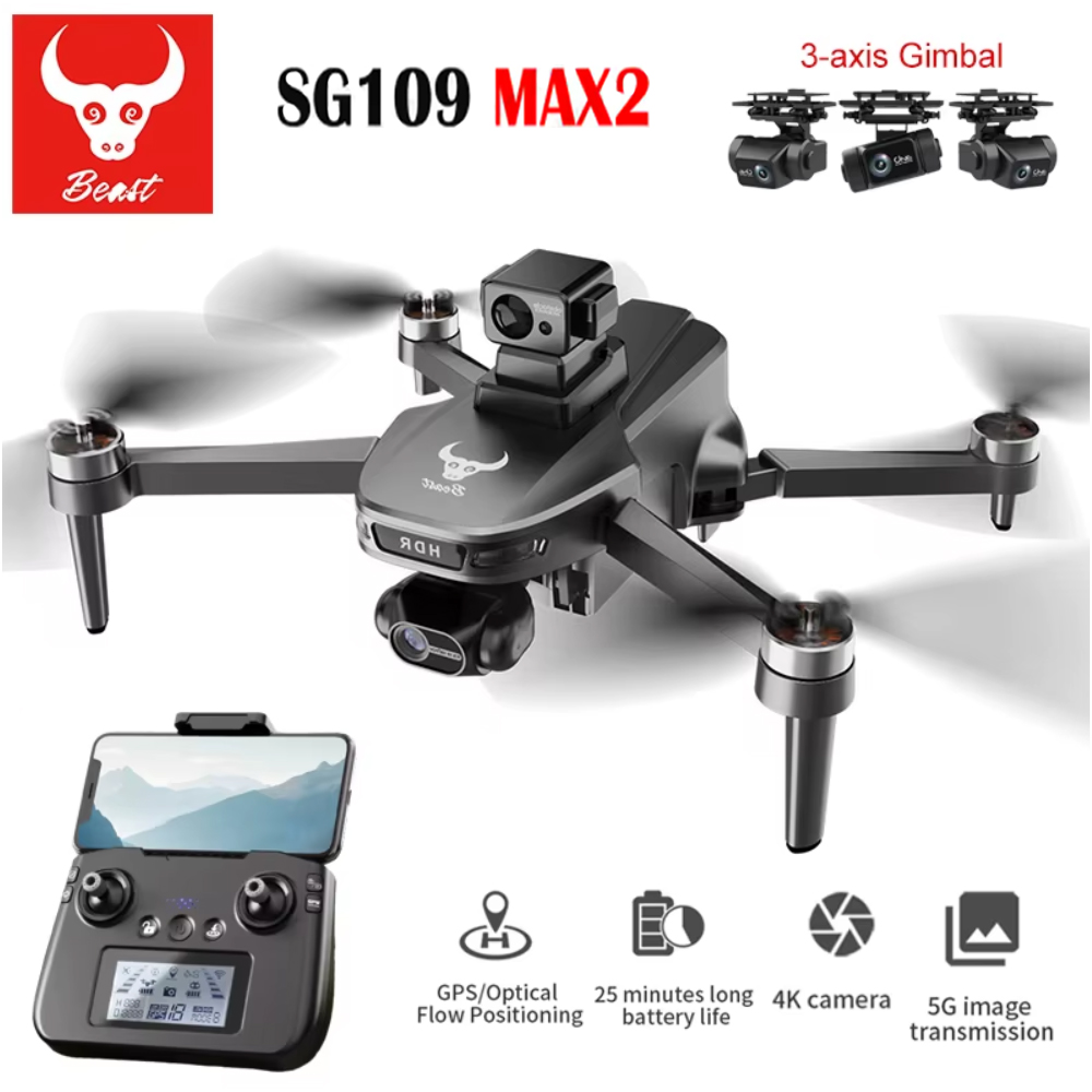 Jjrc Drone X12 - SG109 MAX2 Profesyonel FPV 8K Kamera