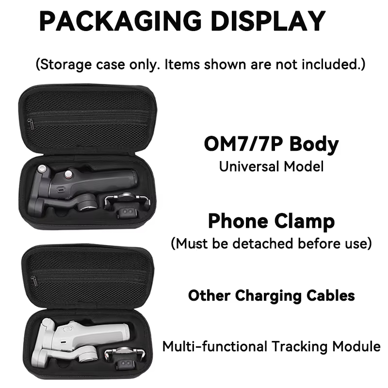 DJI Osmo Mobile 8 için kutu El - Drone Gimbal Case incelemesi ve fiyatı