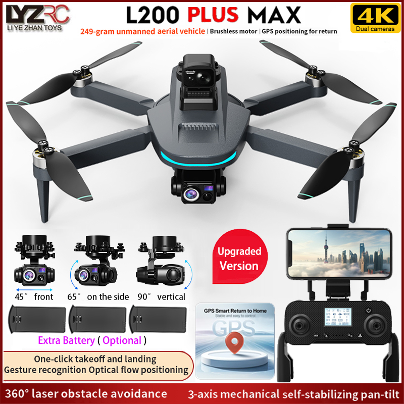 YENİ L200 PLUS MAX GPS Drone 5 - Jjrc Drone X12 incelemesi ve fiyatı